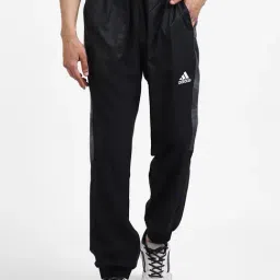 adidas Black Regular Fit Joggers-picture-18