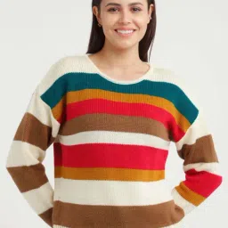 Zink London Multicolored Striped Sweater-picture-25