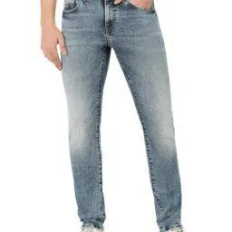 EVERBLUE Blue Comfort Slim Midrise Stretchable Jeans-picture-14