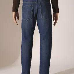 Selected Homme Blue Cotton Straight Fit Jeans image 2