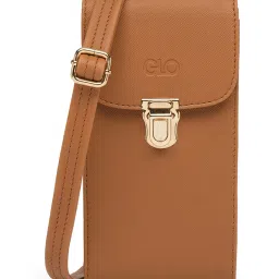 Glo By Globus Tan Medium Mobile Pouch image 2