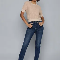 Levi's Beige Self Design Pullover image 4