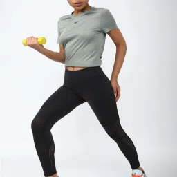 Reebok Green Regular Fit Sports T-Shirt image 4