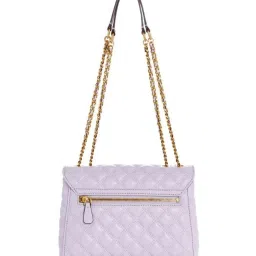 GUESS Lavender GIULLY Quilted Medium Shoulder Bag image 2