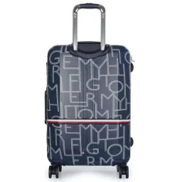 Tommy Hilfiger Twister Navy Printed Hard Trolley Bag Pack of 2 - 51.5 cm image 4
