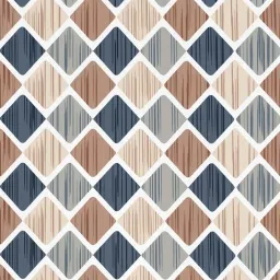 DDecor Geometric Brown & Navy 136 TC Cotton Double Bedsheet with 2 Pillow Covers image 4