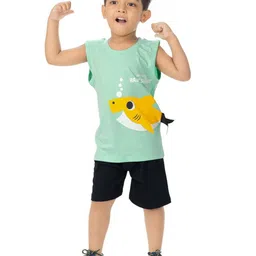 NEW GEN Boys Printed Top with Shorts-image-95