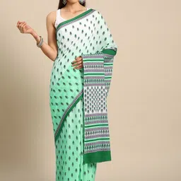 BUTA BUTI Floral Pure Cotton Saree-picture-10