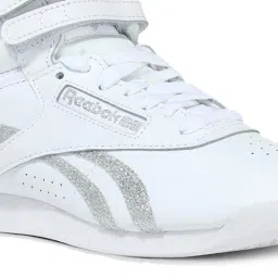 Reebok Women's Classics F S HI White Ankle High Sneakers image 4