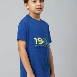 Beverly Hills Polo Club Kids Blue Printed T-Shirt image 4