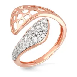 Malabar Gold and Diamonds 18k Rose Gold Diamond Cocktail Ring for Women-picture-47