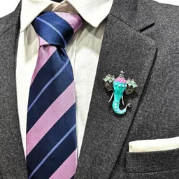 The Tie Hub Men Elephant Brooch image 3
