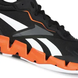 Reebok Men's Zig Buckets Black Running Shoes image 4