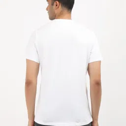 Tommy Hilfiger White Cotton Slim Fit T-Shirts image 2