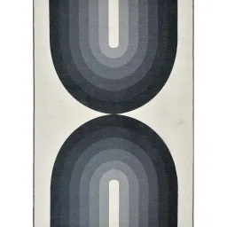 Presto Grey & White Polyester Washable Carpet image 2