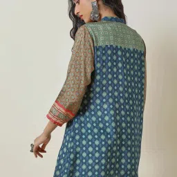 Soch Blue Printed Tunic image 2
