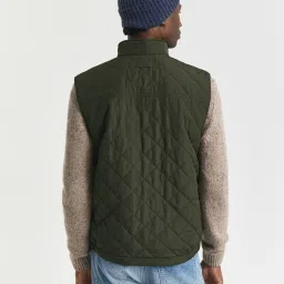 Gant Fashion Dark Moss Green Regular Fit Solid Jacket image 2