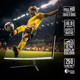 Zebronics Full HD Curved VA Panel Monitor 81.28 cm (32 inch) 75 Hz Refresh Rate With 250 Nits Brightness, ZEB -AC32FHD LED image 5