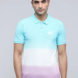 MaverIQ Tie And Dyed Polo Collar Short Sleeves Cotton T-Shirt-picture-19