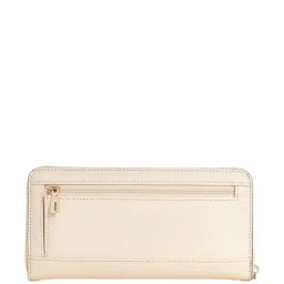 GUESS Beige Textured Zip Around Wallet image 2