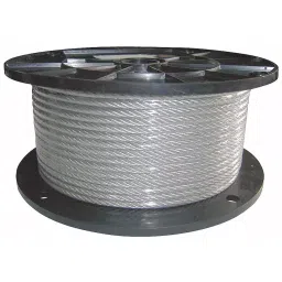 DAYTON 500 ft Length Unlubricated Galvanized Steel Wire Rope Silver,33RF85-image-50