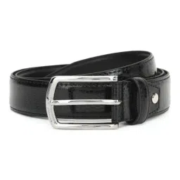 Peter England Black Animal Effect Casual Belt For Men-image-26