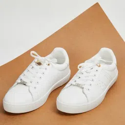 Ginger by Lifestyle Women's White Sneakers-picture-35