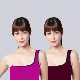 AROUSY Purple & Maroon Cotton Bralette Bra - Pack Of 2-picture-21