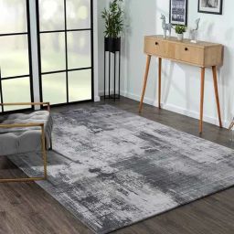 Obsessions Grey Abstract Carpet - Medium-picture-39