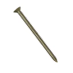 Harrison 6X50 mm Nickle Finish Stainless Steel Self Tapping CSK Slotted Screw, SD-65 (Pack of 200)-picture-43