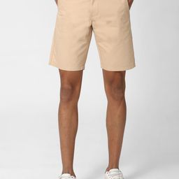 Peter England Casuals Men Cotton Solid Regular Fit Mid-Rise Shorts-picture-40