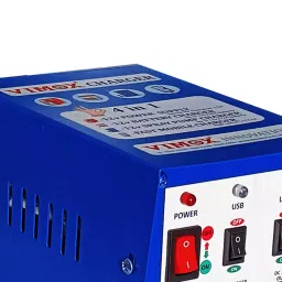 Vimox 12 V 1.5 A 4 In 1 Solar Charger (Blue) image 3