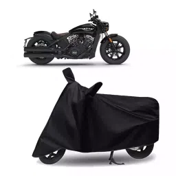 Auto Pearl Bike Cover for Indian Scout (Black)-picture-38