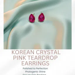 MANSIYAORANGE American Diamond & Cubic Zirconia-Studded Jewellery Set image 4