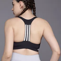 ADIDAS Pwim Ms 3S Aeroready Half Coverage Lightly Padded Training Bra image 5