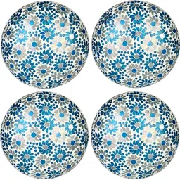 1ST TIME Blue & White Textured Ceiling Lamp-picture-27