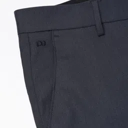 Peter England Elite Men Slim Fit Mid-Rise Formal Trousers image 3