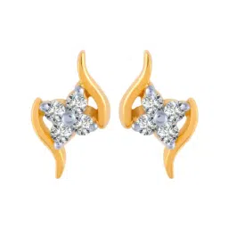 P.C. Chandra Jewellers 18 kt Gold & Diamond Earrings-picture-35