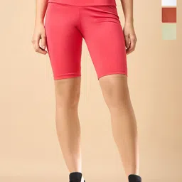 COLOR CAPITAL Women Pack of 4 Ankle-Length Fly Dry Cycling Shorts-picture-18