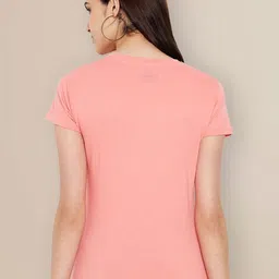 Metronaut Women Typography 3 Printed Applique T-shirt image 4