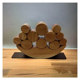 neemtoys Neem Wooden Balancing Moon Toy- Montessori Kid's Stacking Toy | 6 Months-5 Years-image-18