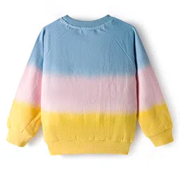 BUMZEE Knit Full Sleeves Kitty Printed Pullover Sweatshirt - Multicolor image 2