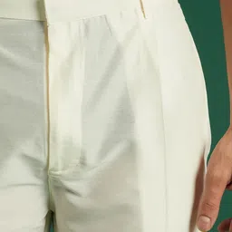 KALKI Fashion Men Ombre Dyed Regular Mirror Work Kurta with Trousers image 2