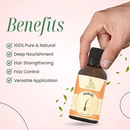 Earthen Echo Herbal Hair Oil With Castor & Bhringraj - 50 ml image 5