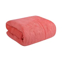 Fezora Blue & Pink 3 Pieces Solid Microfiber 450 GSM Bath Towel image 5