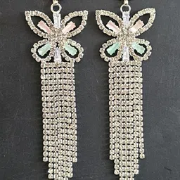 Mehpriye Butterfly Shaped Drop Earrings-picture-30