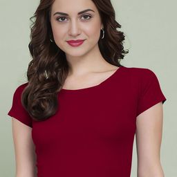 Dream Beauty Fashion Women Round Neck Fitted Crop Top-picture-15