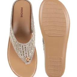 Mochi Printed Block Sandals with Laser Cuts image 3