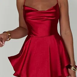 DressBerry Ruffled Fit & Flare Mini Dress-picture-32