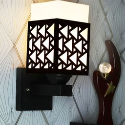 Gojeeva Brown Wood Square Wall Lamps-picture-20